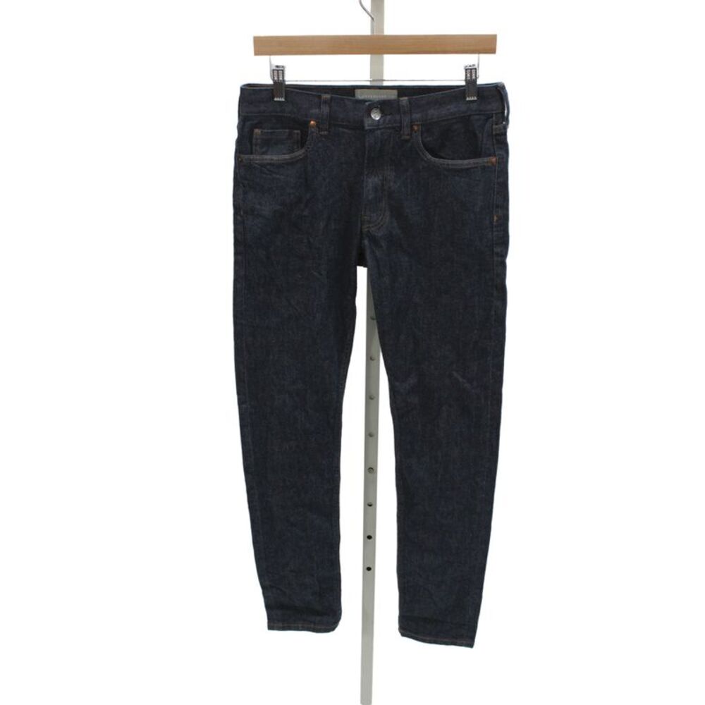 Everlane Mens Skinny Straight Dark Blue Organic Cotton Jeans Size 30